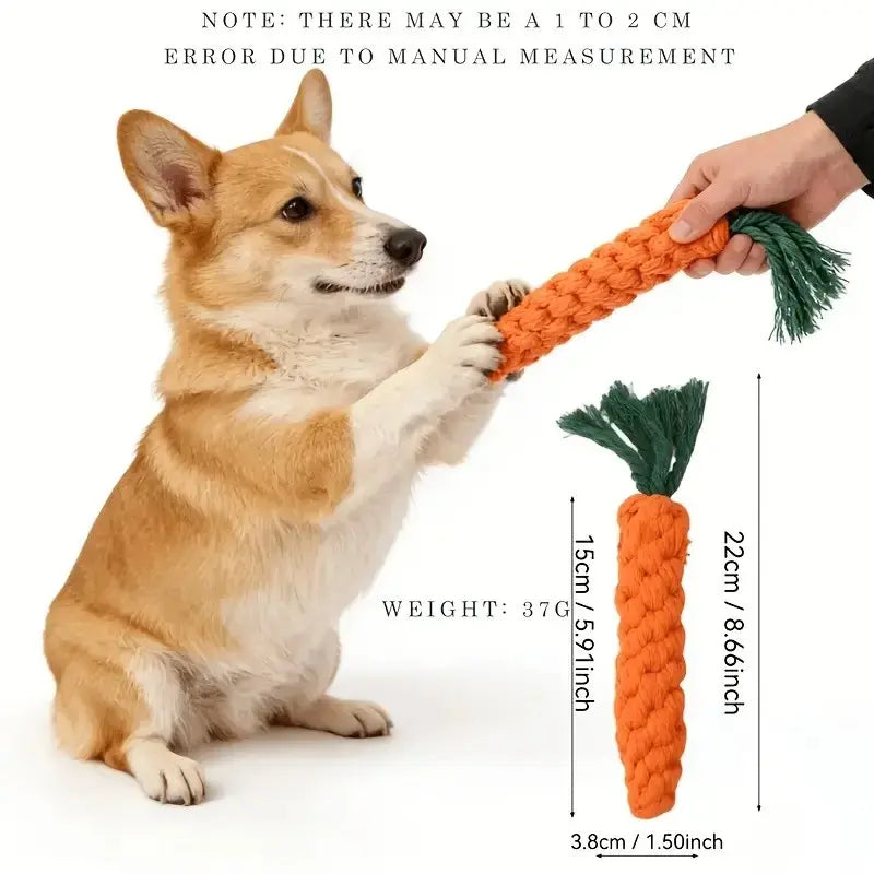 Durable Chew Resistant Dog Toy, Heavy Interactive Teeth Grinding Toy for Medium Large Dogs, Interactive Tough Chewer, Strong Anti-Chew, Tug-Of-War & Solo Play